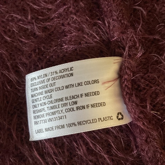 Knox Rose Embroidered Eyelash cardigan Sweater Small - Picture 8 of 8